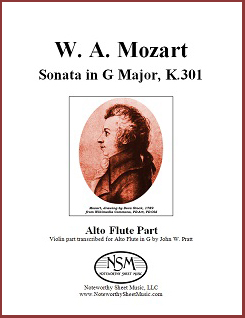 Mozart K301 Sonata G Afl nsm