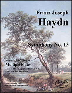 Haydn Sym13 multiflute nsm