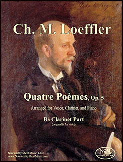 Loeffler 4Poemes Cl nsm