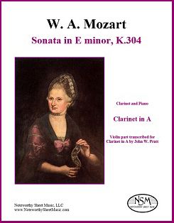 Mozart K304-cl nsm