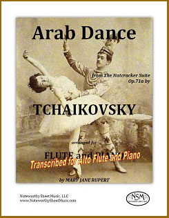 Tchaikovsky ArabDanceAflPf nsm